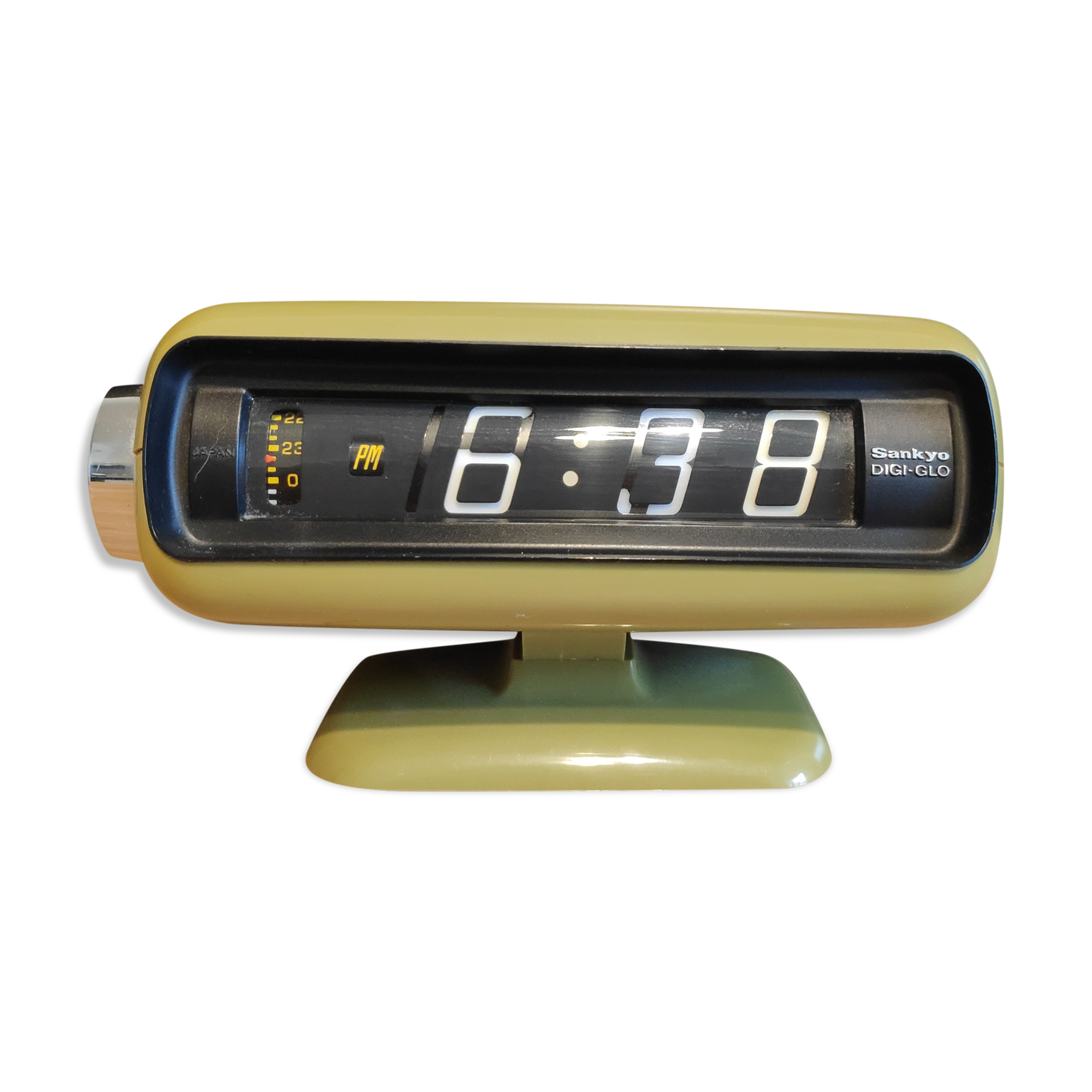 Japanese "space age" alarm clock Sanyo Digi-Glo