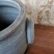 Glazed stoneware pot