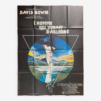 Original cinema poster "The Man from Elsewhere" David Bowie 120x160cm 1976