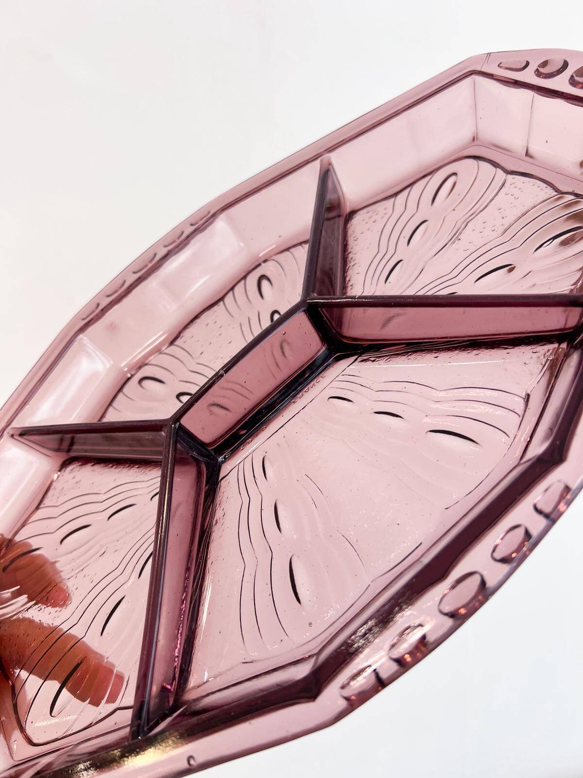 Vintage Art Deco compartmentalised plate