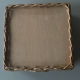 Distributeur de serviettes osier vintage