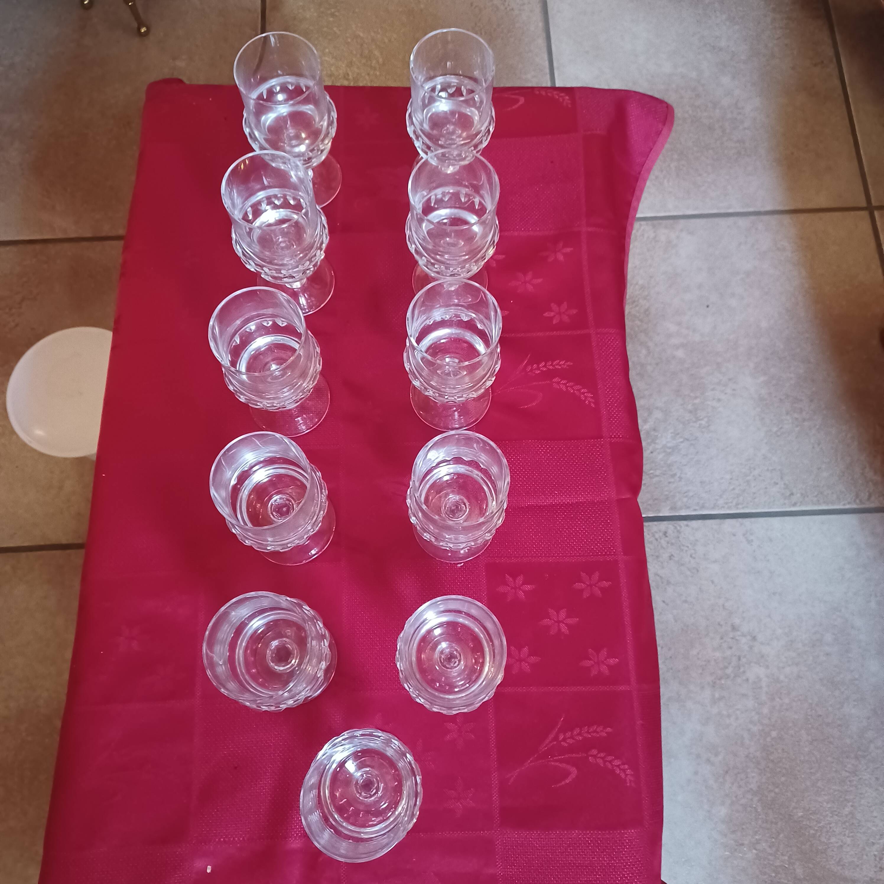 Verres vintage