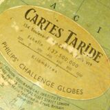 Globe maps Taride Philips challenge globe before 1935