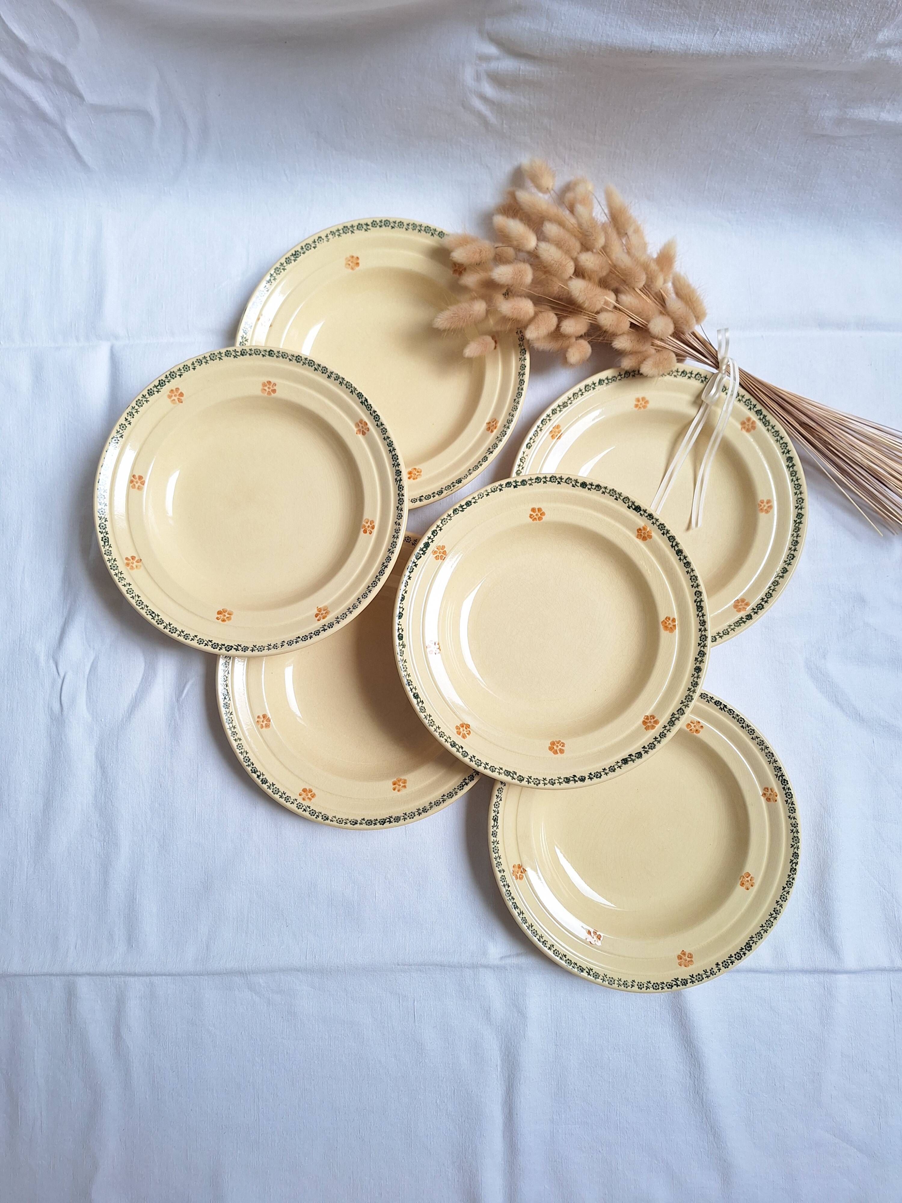 Vintage soup plates