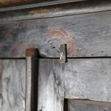 Indian cabinet in patinated and varnished wood