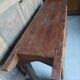 Antique console table in ethnic exotic wood