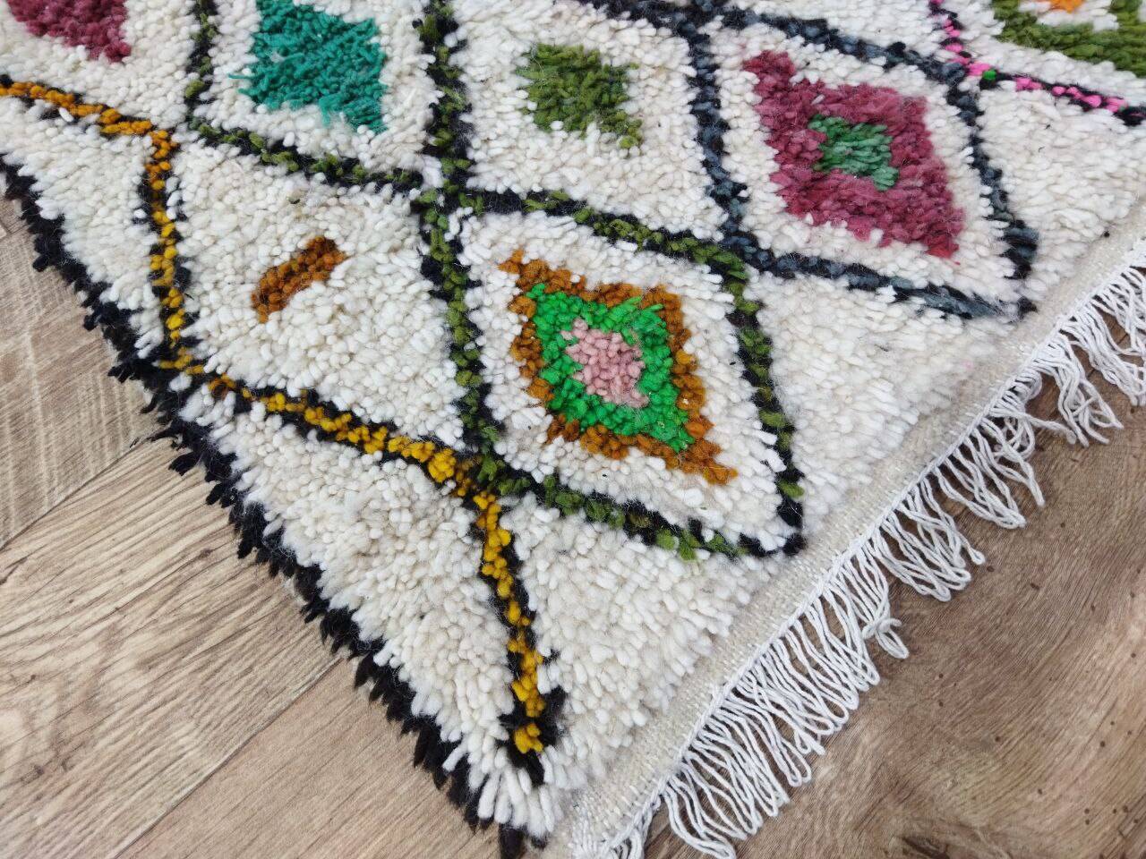 Handcrafted Moroccan Berber Rug 246 X 158 CM
