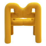 Contemporary Ekstrem Yellow Armchairs Designed by Terje Ekstrom