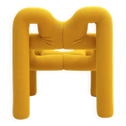 Contemporary Ekstrem Yellow Armchairs Designed by Terje Ekstrom