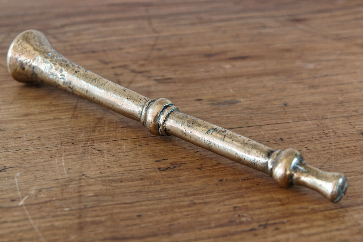 Bronze mortar and apothecary pestle