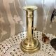 Golden copper candle holder with Belle Epoque pusher