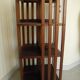 Old pivoting bookcase 3 shelves vintage furniture old furniture