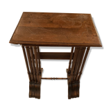 Set of 4 art nouveau side tables