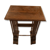 Set of 4 art nouveau side tables