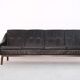 Mid-Century Teak and Leather 4-Seater Sofa by Svane Ekornes, 1960s