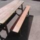Table + 2 brewery benches - old brewery L.F. Haag Ingwiller prey