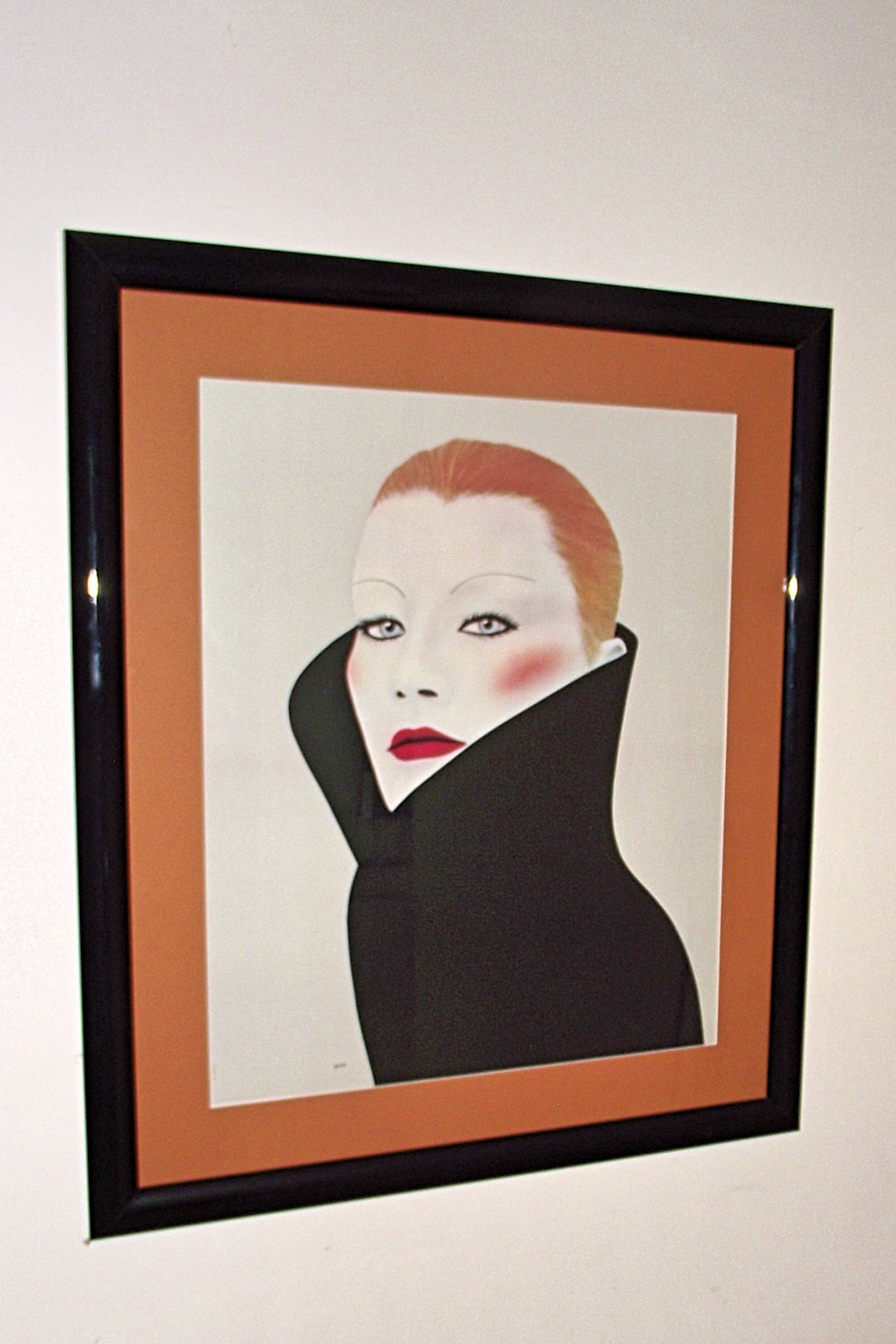 "Ready to Wear Women's" framed imprint signed RAZZIA