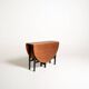 Swedish “Slagbord” folding teak table, 1960s