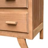 Commode art déco bois brut