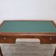Antique Desk In Walnut, Italy Mid 19th Century, Restored