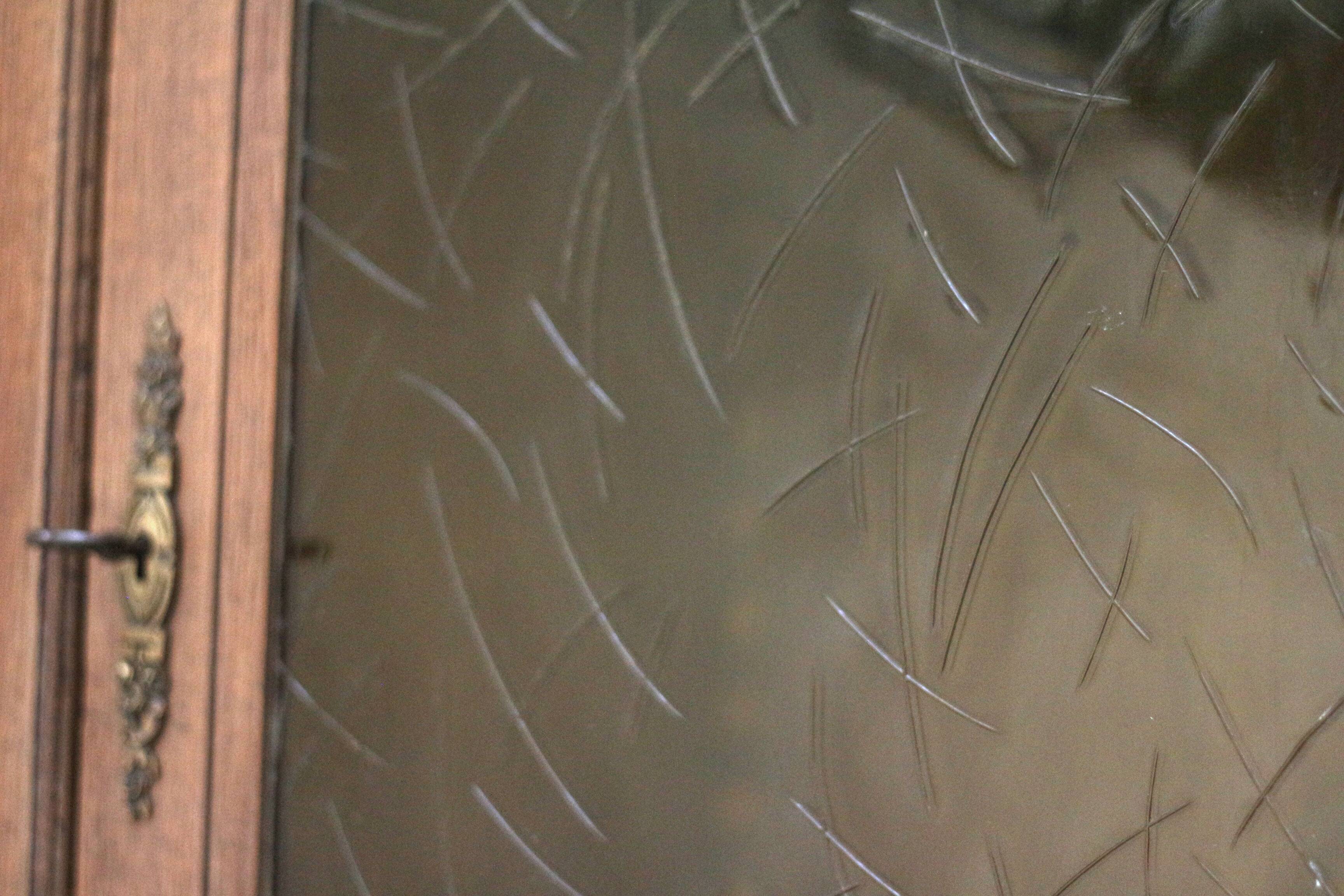 Superb large Parisian oak wardrobe (1930s/1940s)