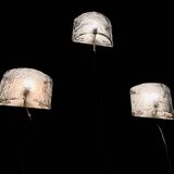 Set of 3 Italian Wall Lamps from the 1970s by Carlos Nazon for Mazzega