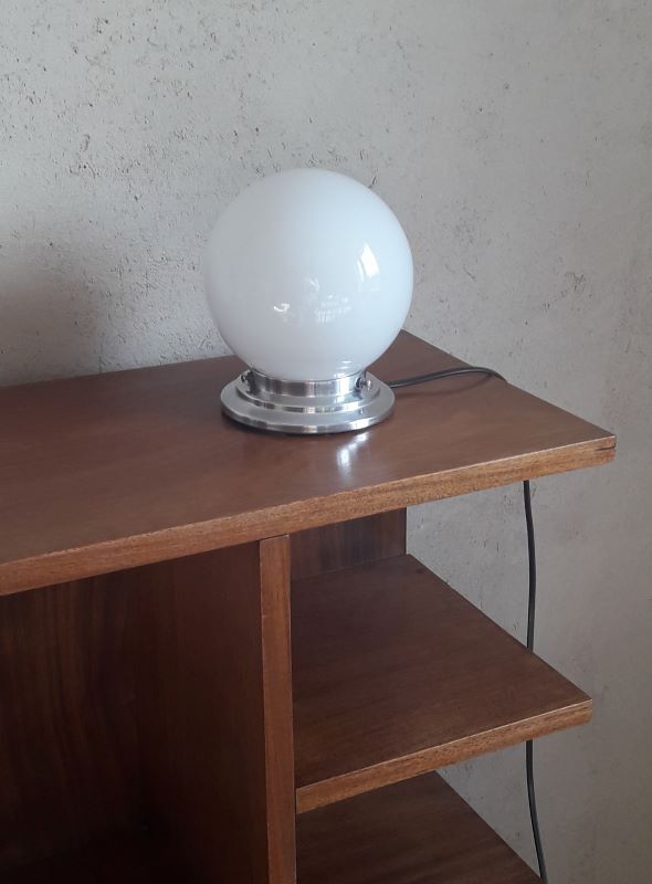 Lamp, Art Deco globe ceiling light