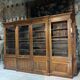 Louis XVI style library from the late 18th century in walnut.