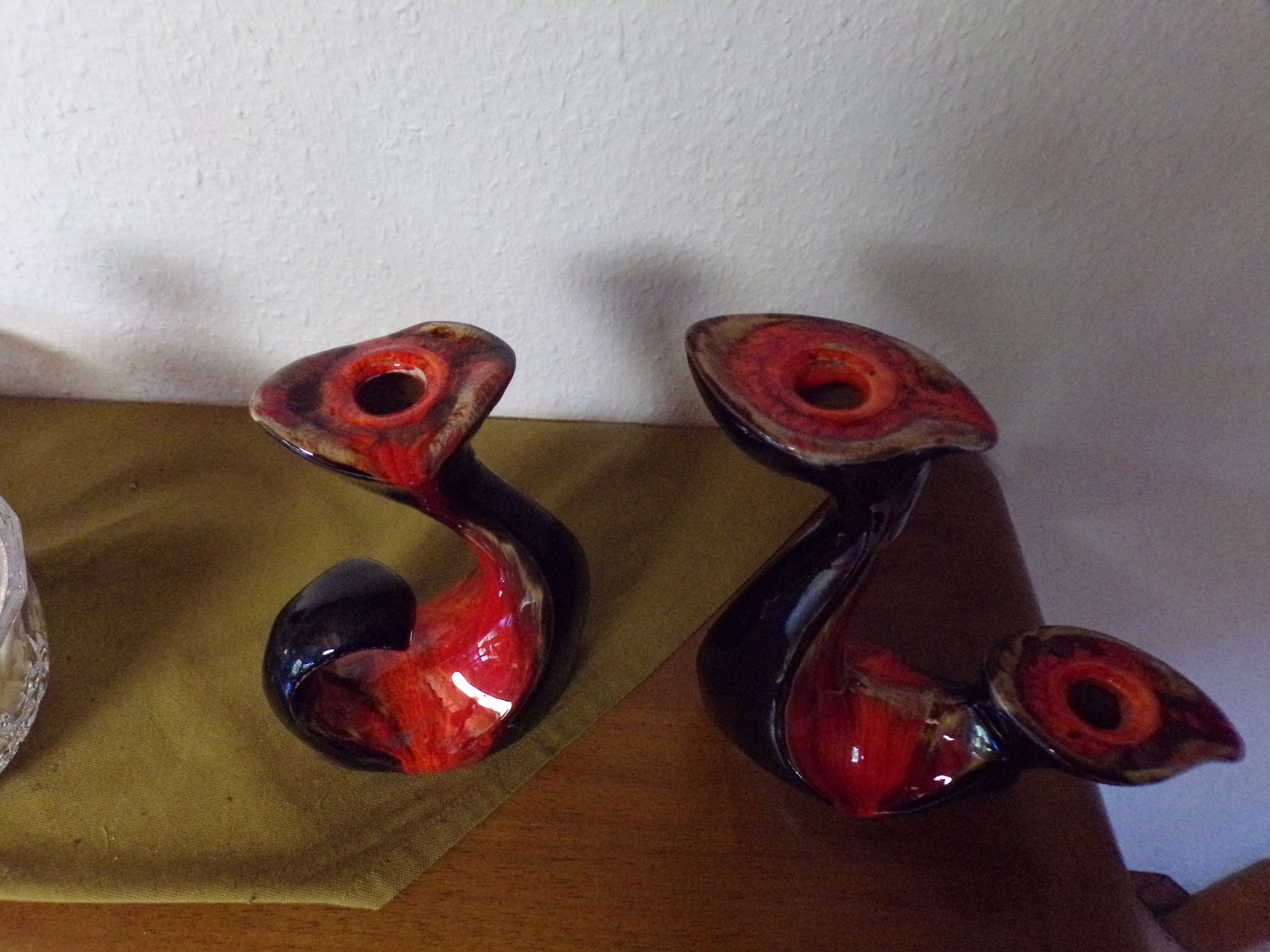 Triple candle holders 60s