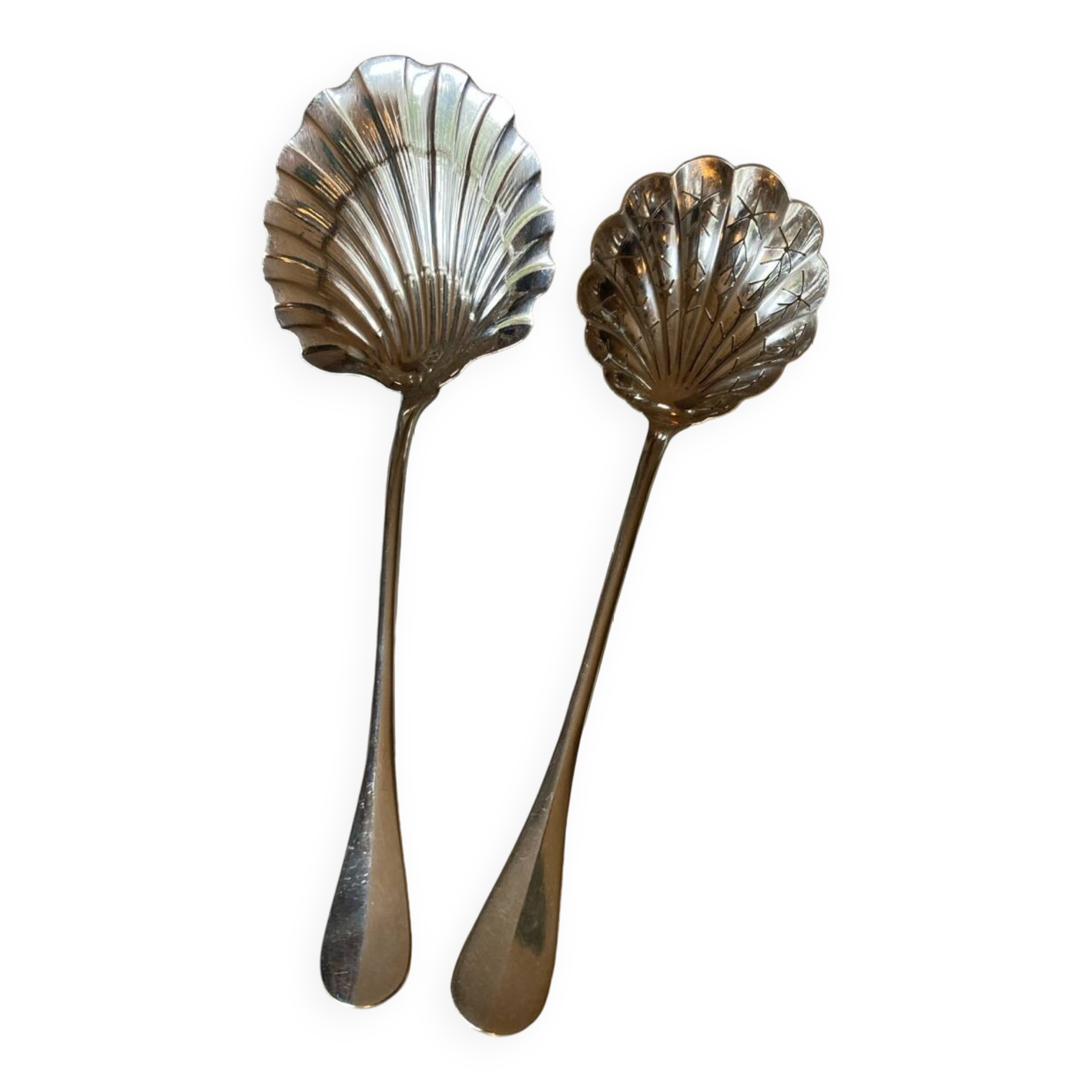 Antique Ercuis sprinkler spoons and strawberries