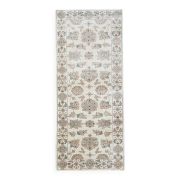 Vintage Beige Runner Rug, Wool Zeigler Carpet Runner 80x185cm
