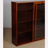 Scandinavian rosewood display cabinet by Poul Hundevad, 1960
