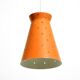 Beautiful Mid Century Modern Diabolo perforated metal sheet pendant lamp
