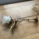 Suspension angelot in gilded bronze regulation – tulip – restored