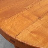 Pierre Chapo, Coffee Table Model T02M in Solid Elm, France 1976