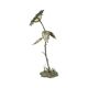 Large Sunflower Ashtray Silver Plated Bronze S. Agudo 62cm
