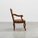 Louis XV Style Carved Walnut Armchair with Needlepoint Upholstery, France