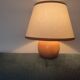 Wooden ball foot lamp
