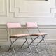 Restored vintage folding chairs