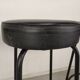 3 vintage black bar stools