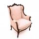 Wingback armchair, France, circa 1890.
