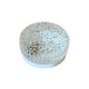 Small round wall lamp ceiling light in glass vintage diamond point