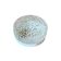 Petite applique murale ronde plafonnier en verre pointe de diamant vintage