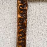 Gold colored wooden frame