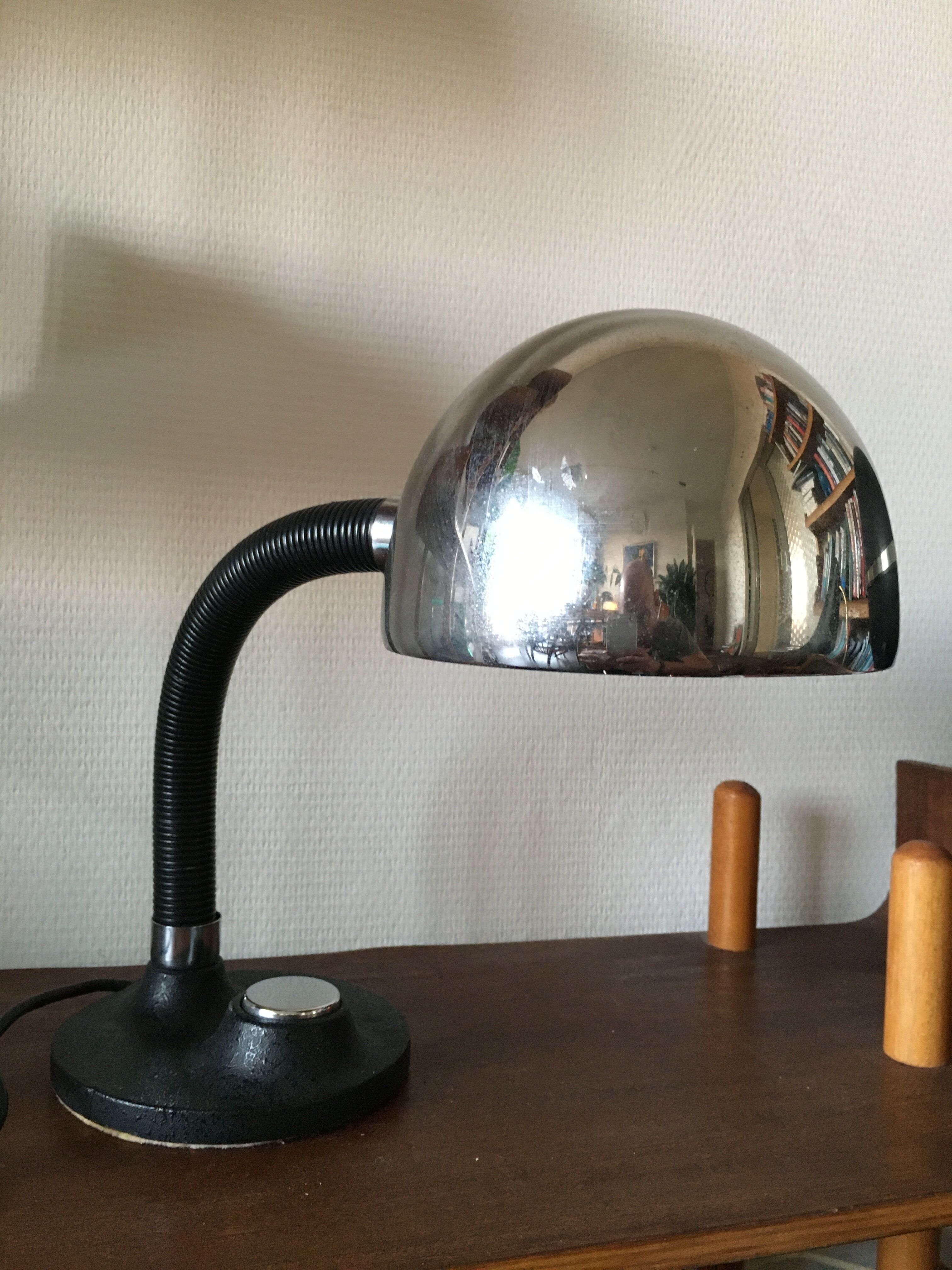 Space age table lamp from Hillebrand lighting, 1970