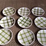 Series of 11 plates