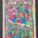 Mexican painting on amate paper