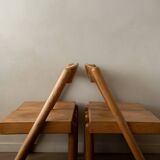 Vintage Italian Iva Dining Chairs Roberto Pamio Renato Toso Stilwood