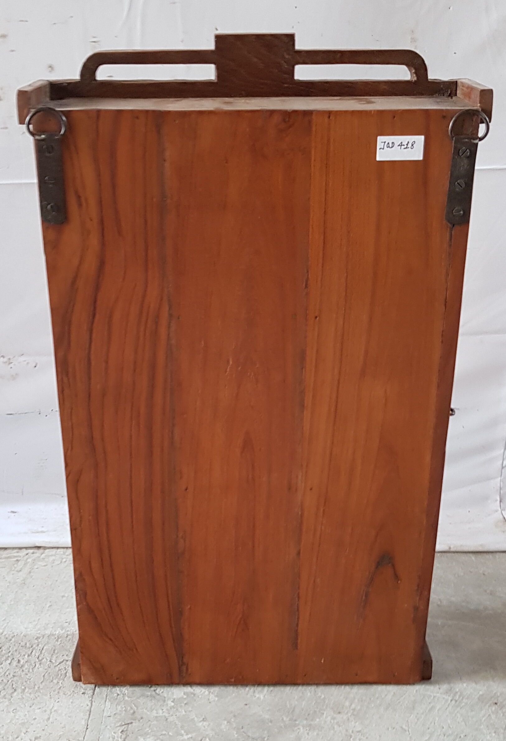 Old teak wall showcase