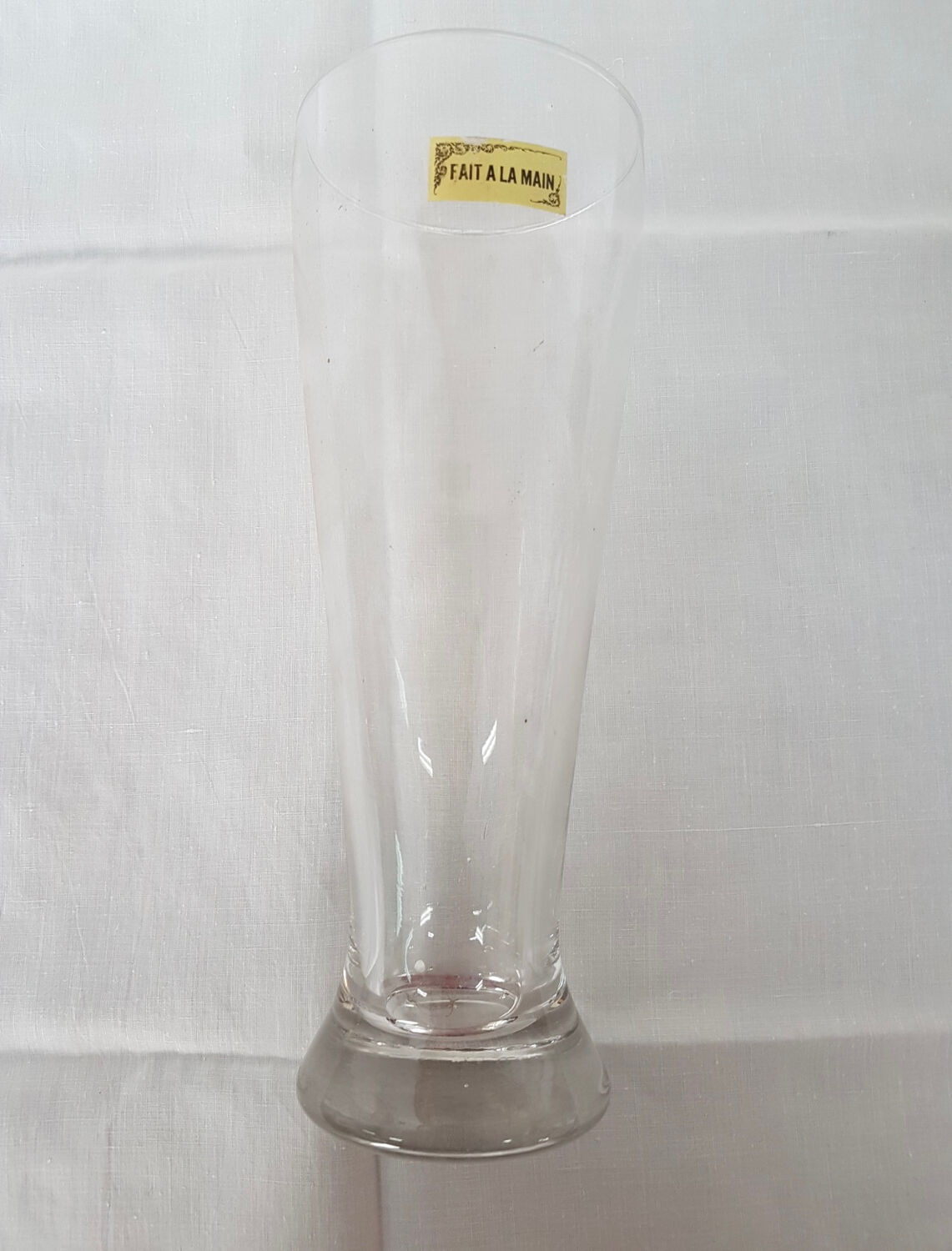 2 bistro beer glasses